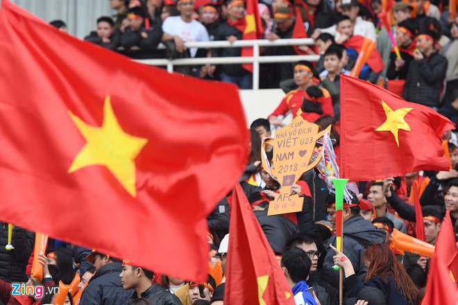 Fanzone Mỹ Đình nóng bỏng chờ trận cầu lịch sử của U23 Việt Nam Fanzone Mỹ Đình nóng bỏng chờ trận cầu lịch sử của U23 Việt Nam